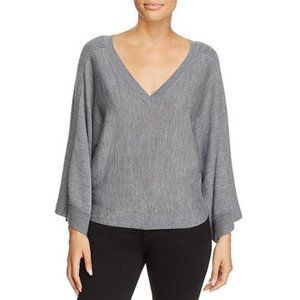 Karen Millen Gray Wool Kimono Sweater